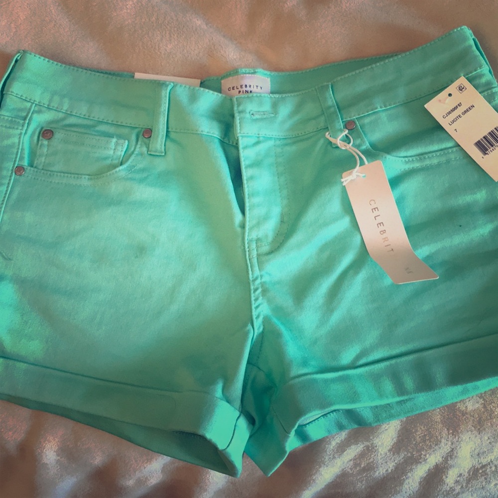 Brand new mint green shorts